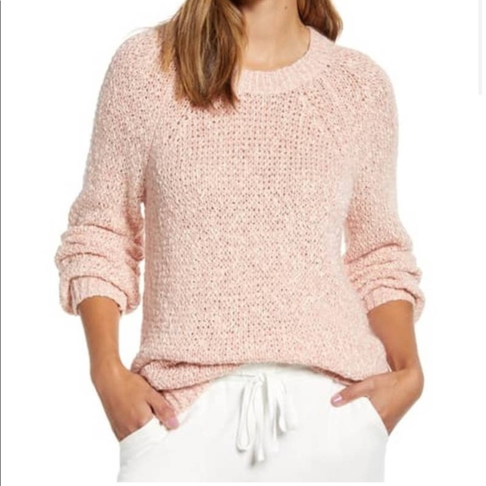 Lou & Grey open knit tunic sweater
